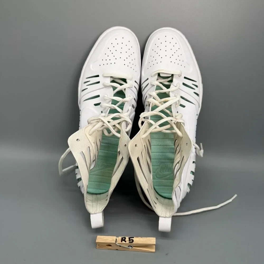 Nike Joli Dunk Sky Hi Hidden Wedge Women's 9.5 White Sneakers Shoes Cut Out Heel